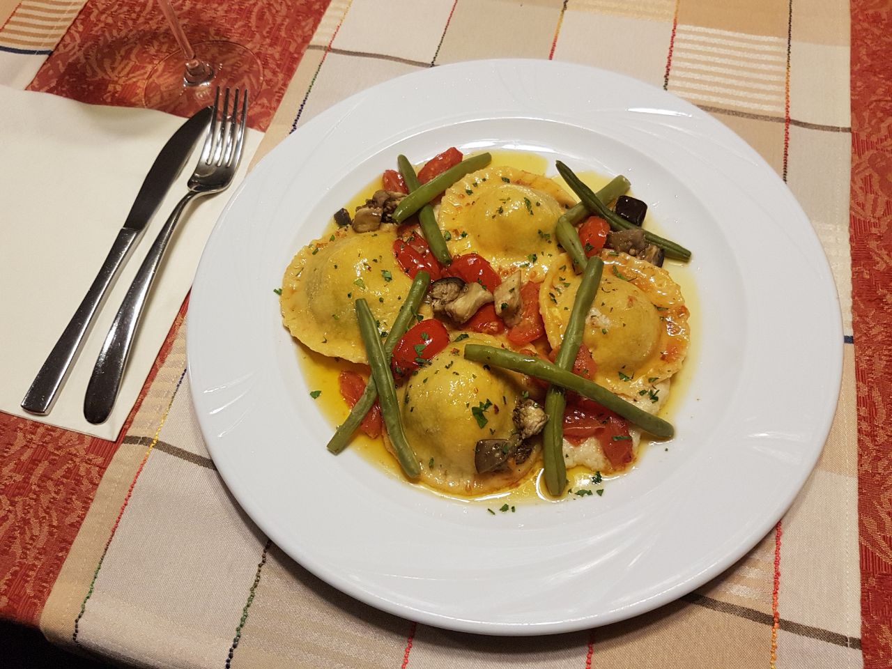 Hausgemachte Ravioli